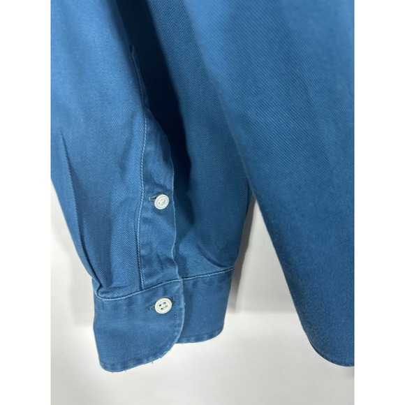 Vintage Hunt Club Mens 100% Cotton Button Down Shirt w/ Pony Embroidery Size L - Picture 6 of 10